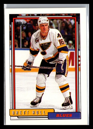 1992 Topps Brett Hull #2 card