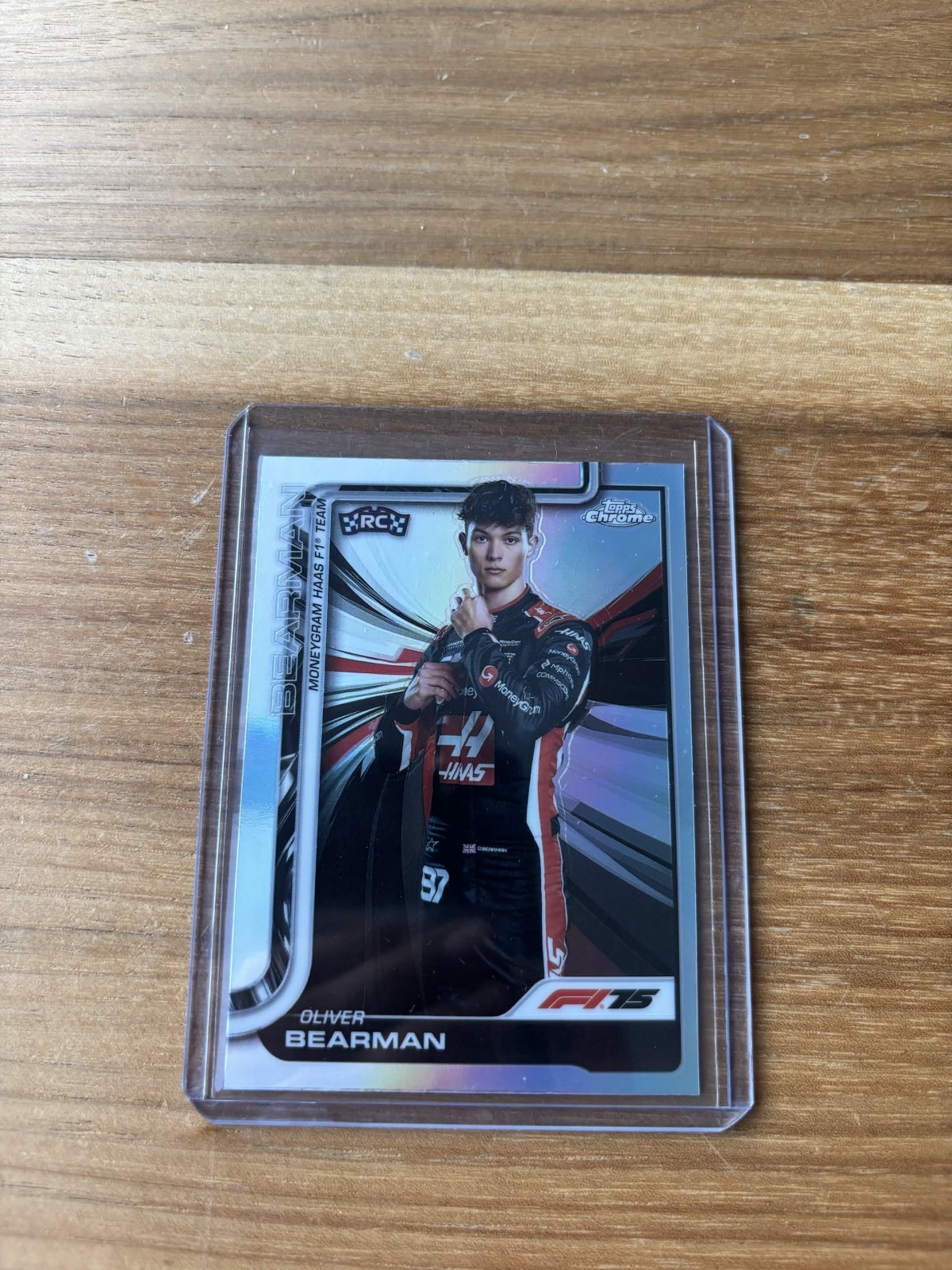 2025 Topps Chrome Formula 1 F1 Drivers Refractor Oliver Bearman #14 4d5