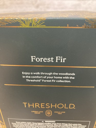 NIB Threshold Forest Fir Pillar Candle Set (Set of 2) Target - Picture 9 of 10