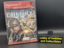 Call of Duty 3: Special Edition ( Sony PlayStation 2 PS2 ) Near Mint Discs 