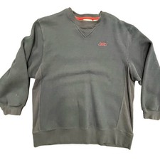 Y2K Minimalist Youth Navy Blue Reebook Pullover Sweatshirt Sz XL