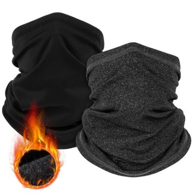 2Pack Winter Neck Gaiter Warmer Windproof Face Mask Scarf for Cold Weather Sport
