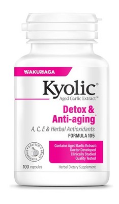 Kyolic Aged Garlic Extract Detox And Anti Aging Supplement Odorless Organic 1...