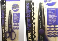 Fiskars Paper Edgers - Scissors For Left or Right Handed Vintage NOS In Package