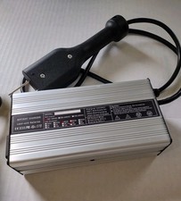 Replacement 36v 5A charger for EZGO Yamaha DS with Crows Foot Plug Read script.