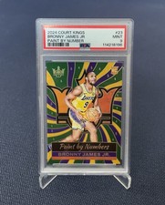 2024-25 Panini Court Kings Paint By Numbers BRONNY JAMES JR. #23 RC PSA 9 Pop 1