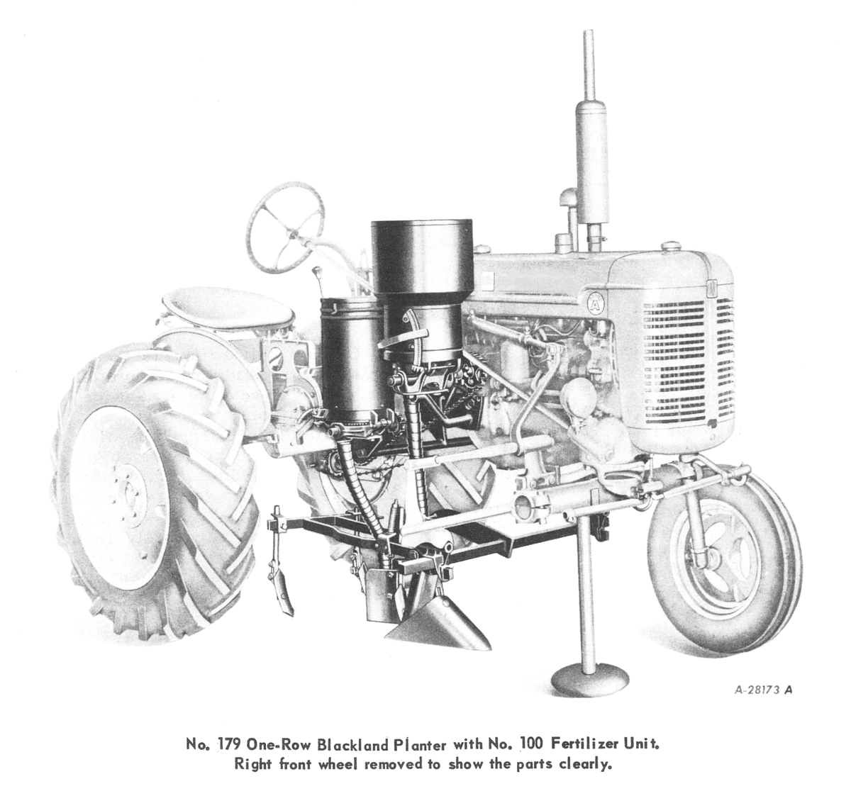 A-179 Blackland Planter McCormick IH Farmall Super A Manual 100