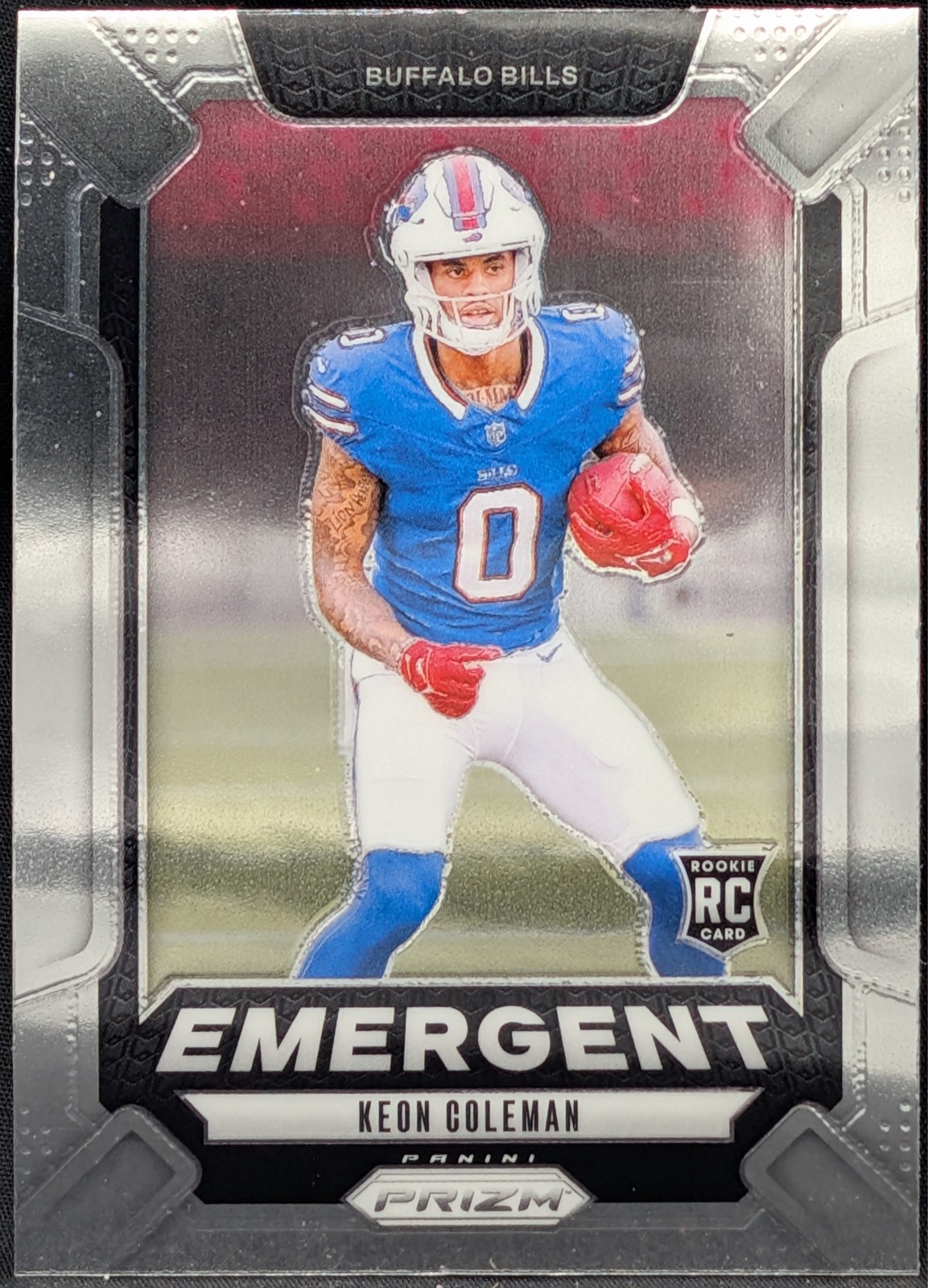 2024 Panini Prizm Emergent Insert #16 Keon Coleman Buffalo Bills