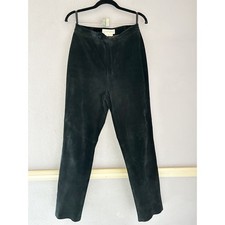 Vintage Margaret Godfrey High Waist Straight Leg 100 Suede Pants Size 8