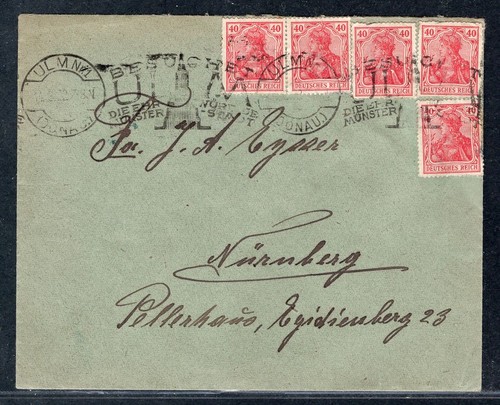 Dr-Germany 1921 Ulmer Münster Special/Advertising Stamp (EA4086