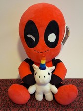 Deadpool 14" Plushie With Unicorn