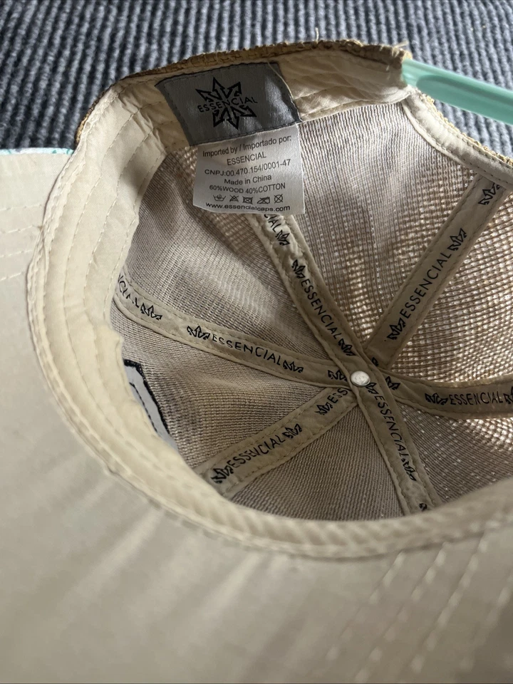 Sombrero de playa Daytona arpillera ala floral gorra snapback recuerdo talla única Foto 4 de 4