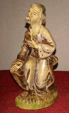 96° STATUINA PRESEPE VINTAGE IN CARTAPESTA SAN GIUSEPPE IN GINOCCHIO