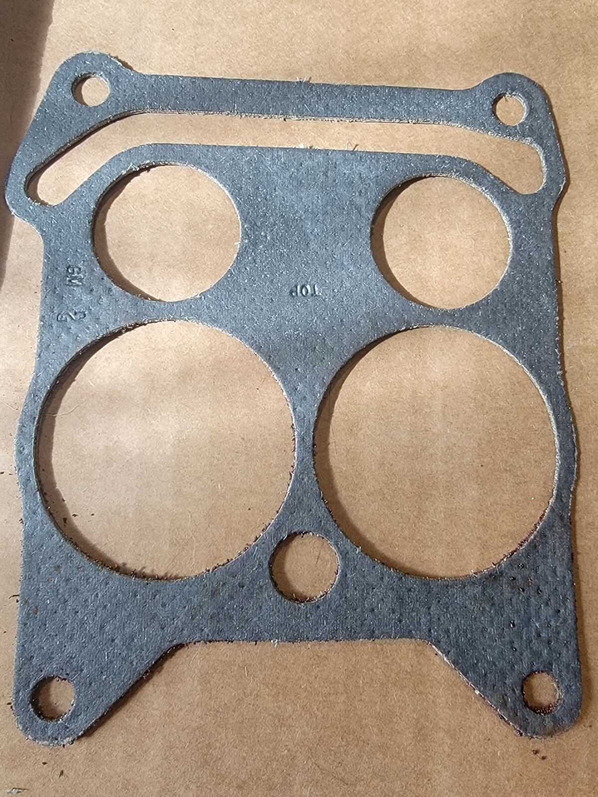 68 69 C3 Corvette QJET Carb GasketCarb to Intake Manifold BaseGM