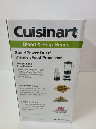 Cuisinart BFP-703CH SmartPower Duet Blender & Food Processor Chrome Combination - Picture 4 of 4