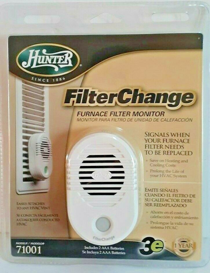 Hunter Filter Change Furnace Filter Monitor Model 71001 eBay