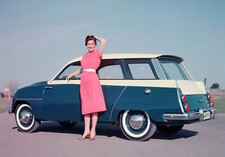 Saab 95 Prototype Concept Wagon 1950s 8 x 10 Photograph