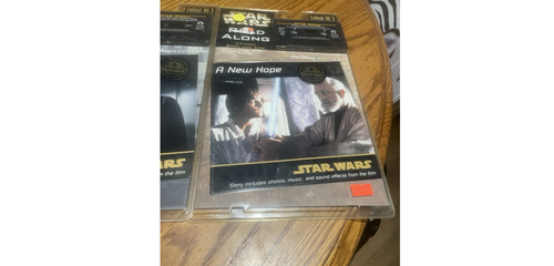 Star Wars Trilogy Read Along Book and Cassettes 1997 Disney Set of 3 - Picture 2 of 5