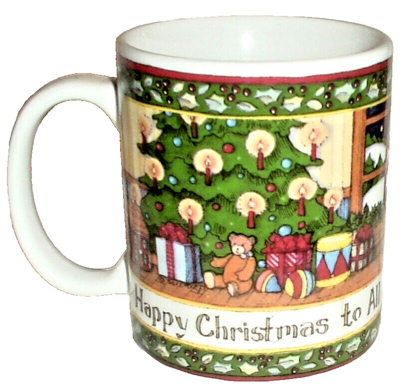 MUG HAPPY CHRISTMAS TO ALL 10oz/CHRISTMAS STORY/S Winget/International China
