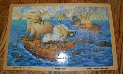 melissa and doug wooden pirate ship