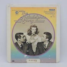 The Philadelphia Story CED Videodisc 1940 Katharine Hepburn  Cary Grant