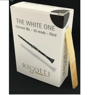 RIGOTTI THE WHITE ONE Bb CLARINET REEDS - 10 per box