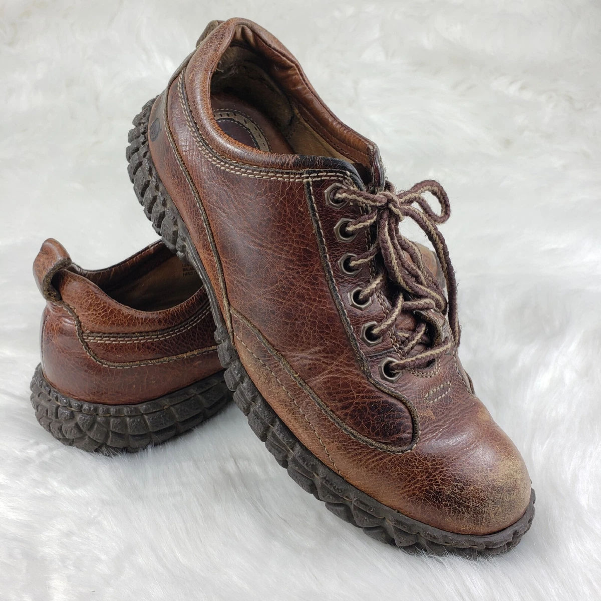 BORN M8191 Brown Leather Casual Shoes Mens Size US 8.5 EUR 42 eBay