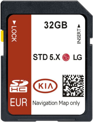 Kia Sportage Satellitennavigation Navi SD Kartensystem und Karten Updates 2024