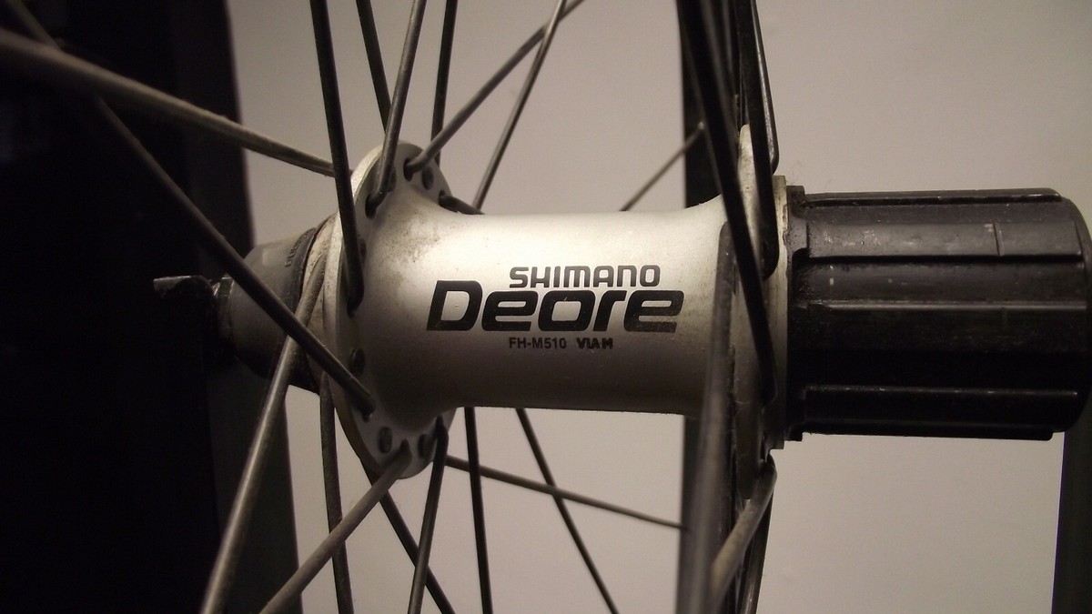 SHIMANO DEORE FH-M510 REAR HUB ALEX RIMS MT28 RIM 24 SHIMANO DEORE FH-M510 REAR HUB ALEX RIMS MT28 RIM 24