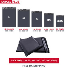 Parcel + | Grey Postal Post Packaging Bags Plastic Mailing Packing Postage