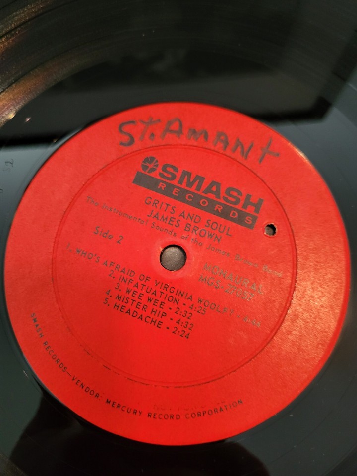 JAMES BROWN grits & soul 1965 SMASH MGS27057 SHRINK WRAP EX/VG VINTAGE