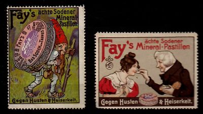 414529/ Lot Reklamemarken   Fay´s ächte Sodener Mineral-Pastillen