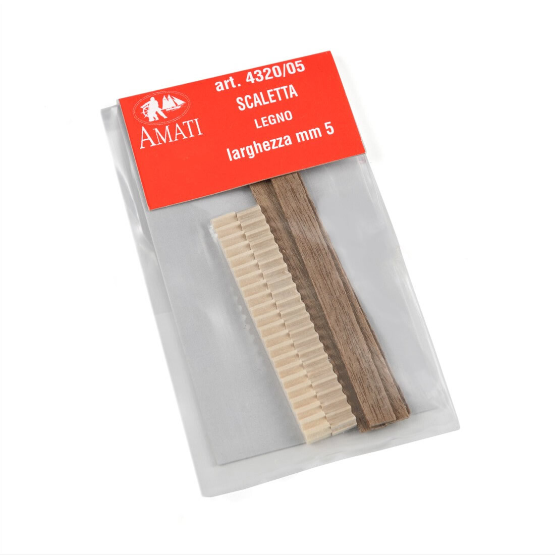 Amati AM4320-05 Scaletta in legno larghezza 5 mm modellismo
