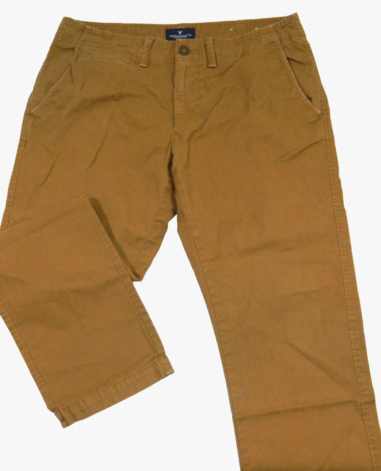 男式休闲裤 America Eagle 修身直 AEO 标签 33x32 尺寸 33x29 — 第 2/4 张图片