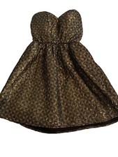 Windsor Black And Gold Party Dress Women’s Size Small