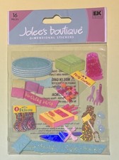 Jolee's Boutique BDAY PARTY SUPPLIES16pcs Dimensional Scrapbooking Stickers RARE