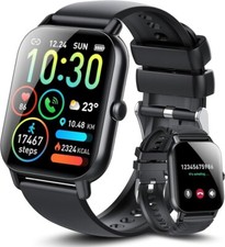 Women's and Men's Smart Watch with Bluetooth Calling, 1.85 Inch HD Smartwatch Sp