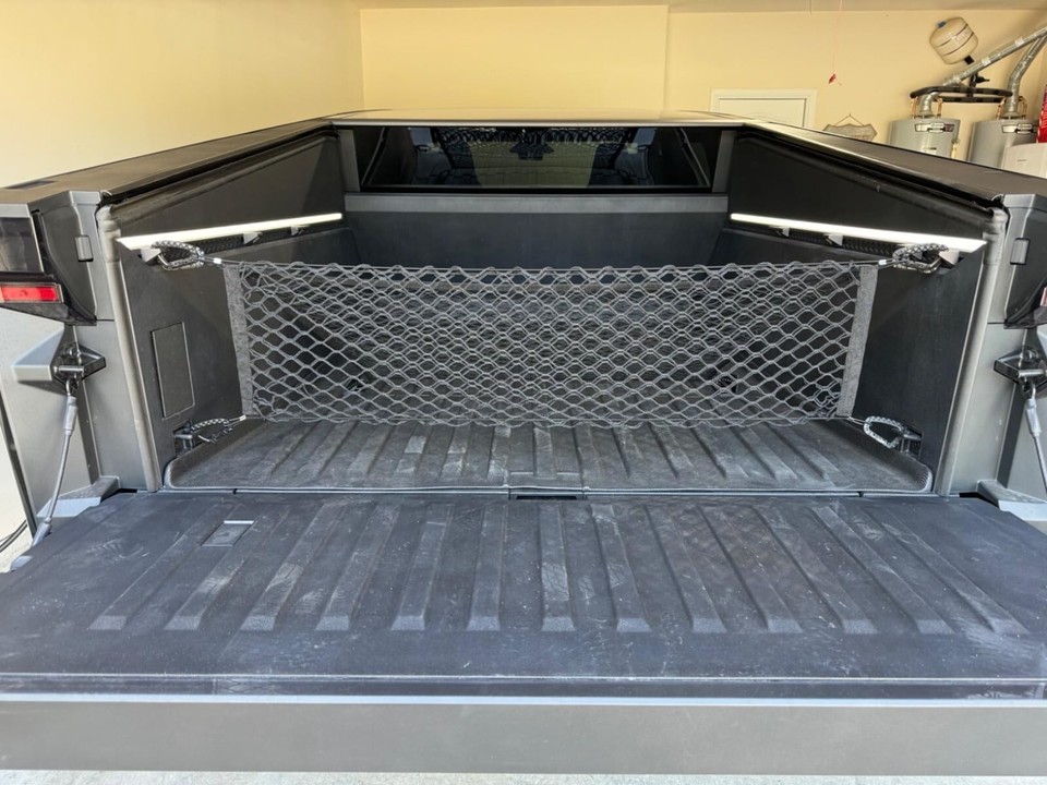 Rear Trunk Bed Envelope Style Organizer Cargo Net for TESLA CYBERTRUCK
