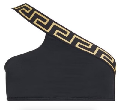 VERSACE ICON GRECA ONE SHOULDER BIKINI Gr. XS (1) ORIGINAL UVP 150£ #R6