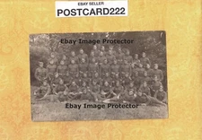 X Military Army RPPC postcard 1908 to 49 TROOPS who came back from MARNE 