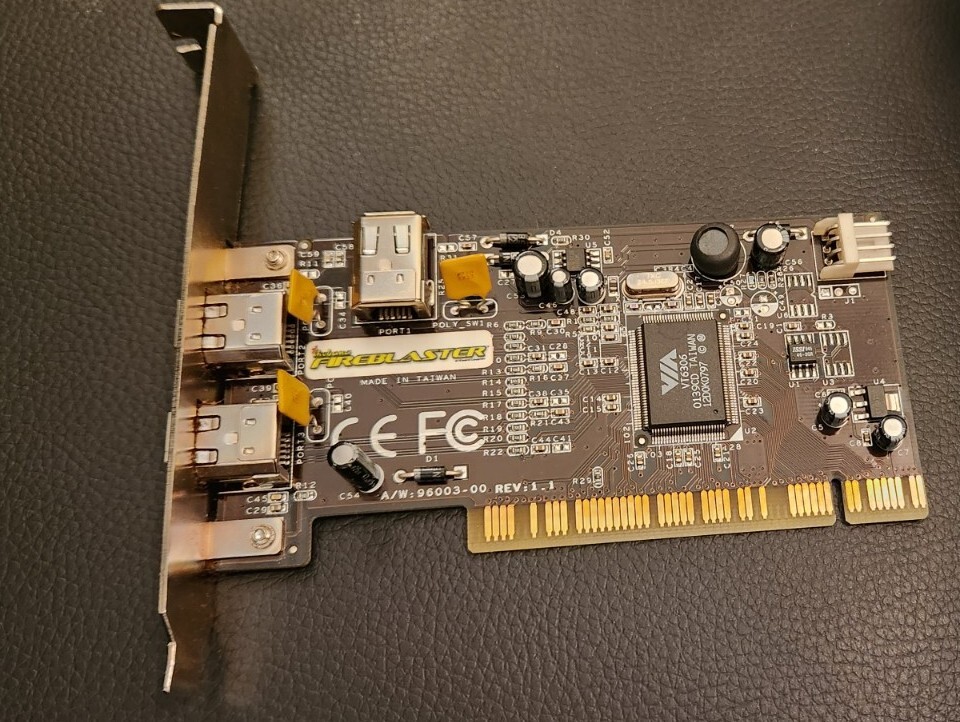 VIA VT6306 2+1 Port PCI FireWire Controller Card eBay