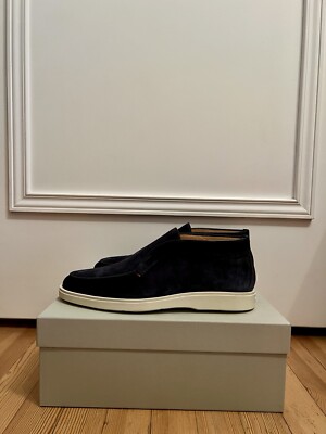 sneaker 42  von Santoni NEU! / Dunkelblau-Weiß