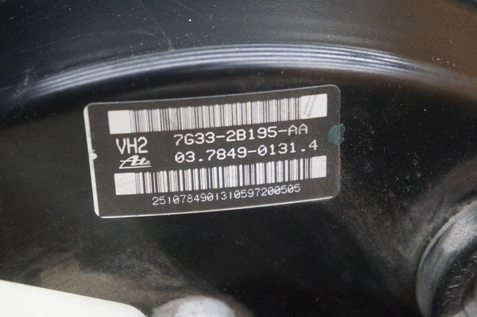 Power Brake Booster Master Cylinder 7g33-2b195-aa Oem Aston Martin V8 Vantage 07