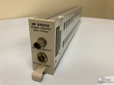HP 81531A AGILENT OPTICAL POWER SENSOR 800-1700nm MODULE FOR 8166A MAINFRAME