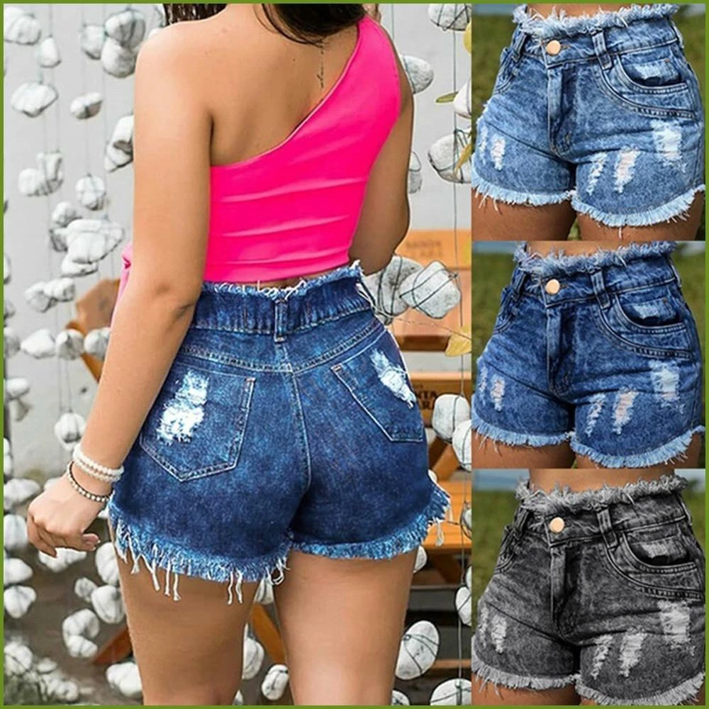 Ingenieria Dispersión esta ahí Pantalones Cortos DE Cintura Alta Informales De verano Para Mujer Mini  VestidoS | eBay