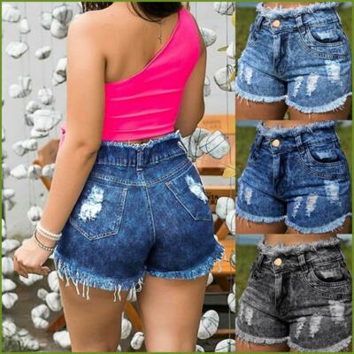 Pantalones Cortos DE Cintura Alta Informales De verano Para Mujer Mini VestidoS