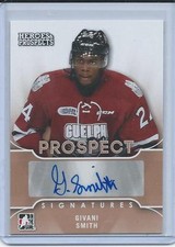 2015-16 Heroes and Prospects GIVANI SMITH #PS-GS2 Autograph 