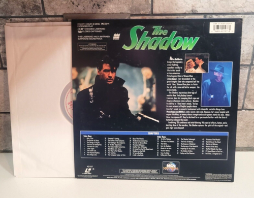 The Shadow Laserdisc 1995 Alec Baldwin Movie Film - Foto 5 di 6