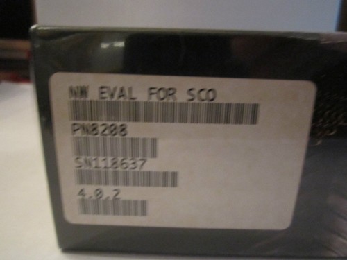 LEGATO NETWORKER NW EVAL FOR SCO - 4.0.2 - BRAND NEW - SEALED - Picture 2 of 3