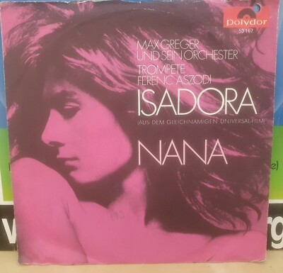 Max Greger Und Sein Orchester    Isadora / Nana 7'' Single Schallplatte Vinyl